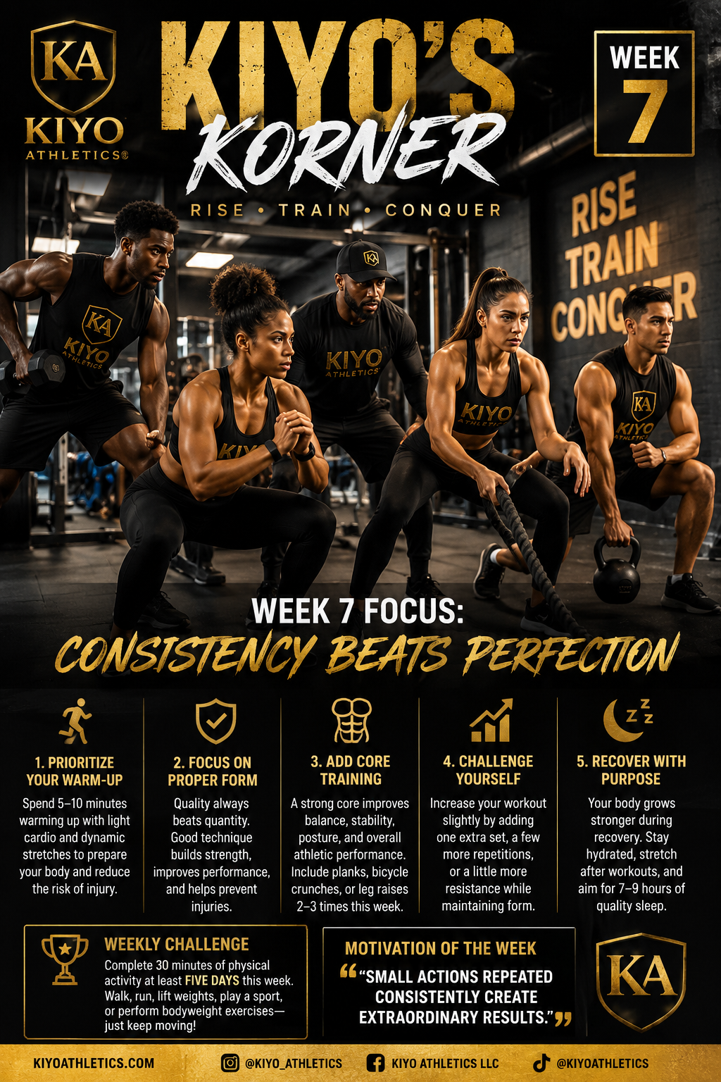 WEEK 7 : Consistency Beats Perfection
