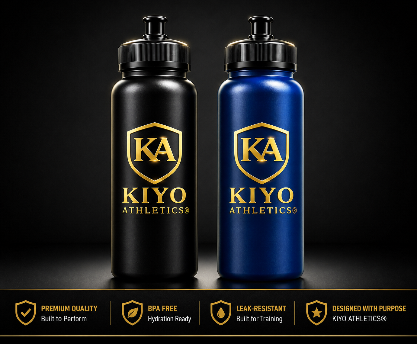 Kiyo  Athletics 20oz Performance Water Bottle