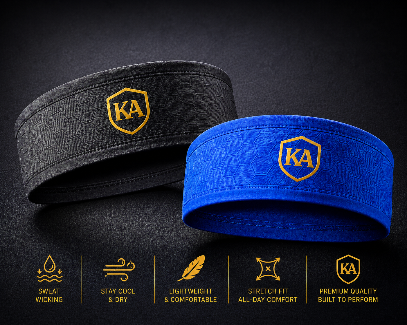 Kiyo Athletics Unisex Performance Headband