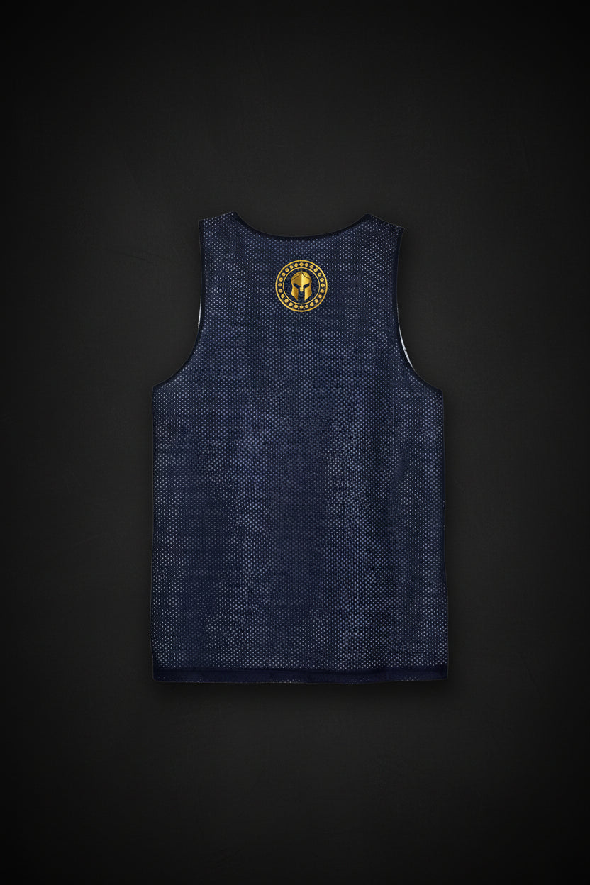 NAVY/WHITE - BACK