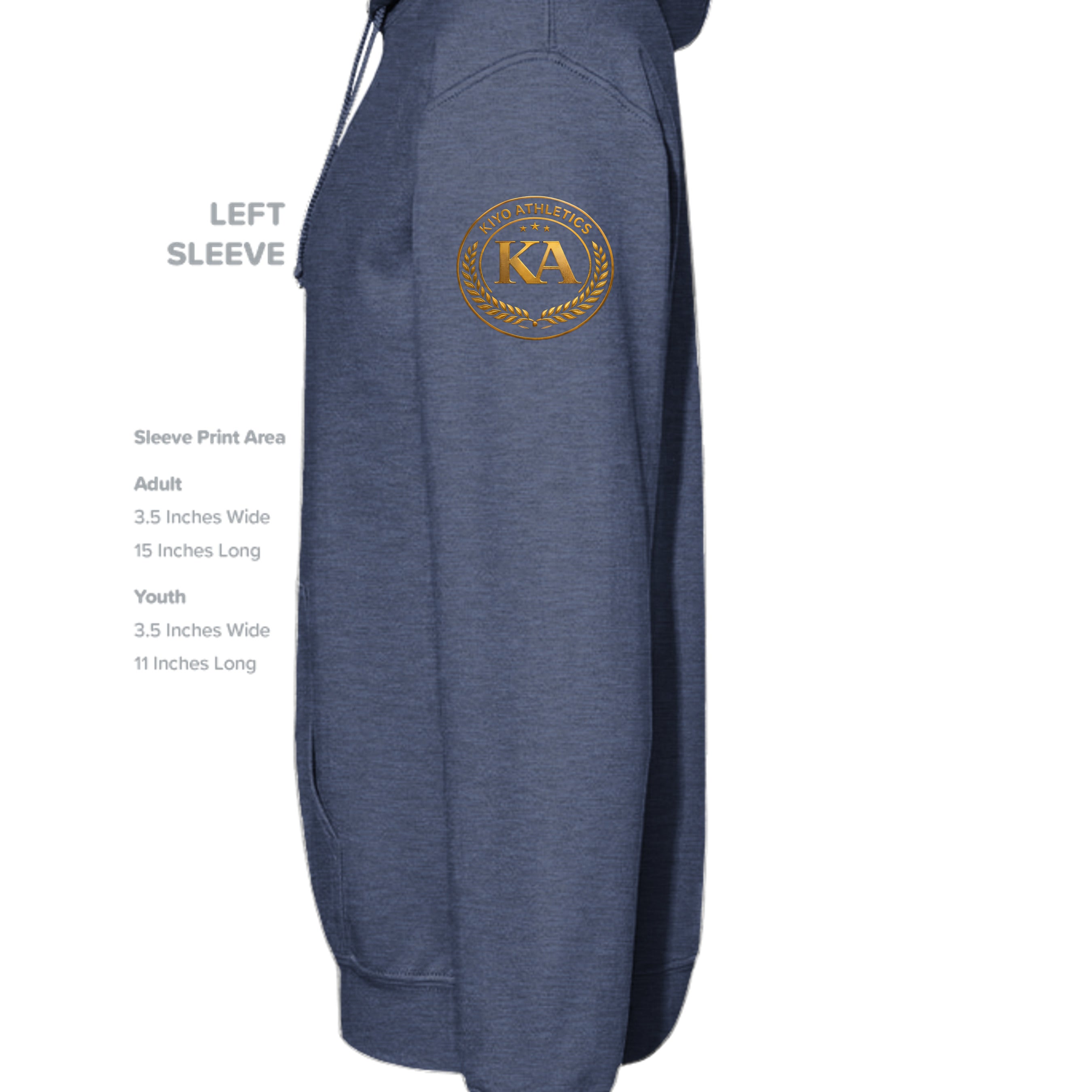 Heather Sport Dark Navy - G185 - SLEEVE_LEFT
