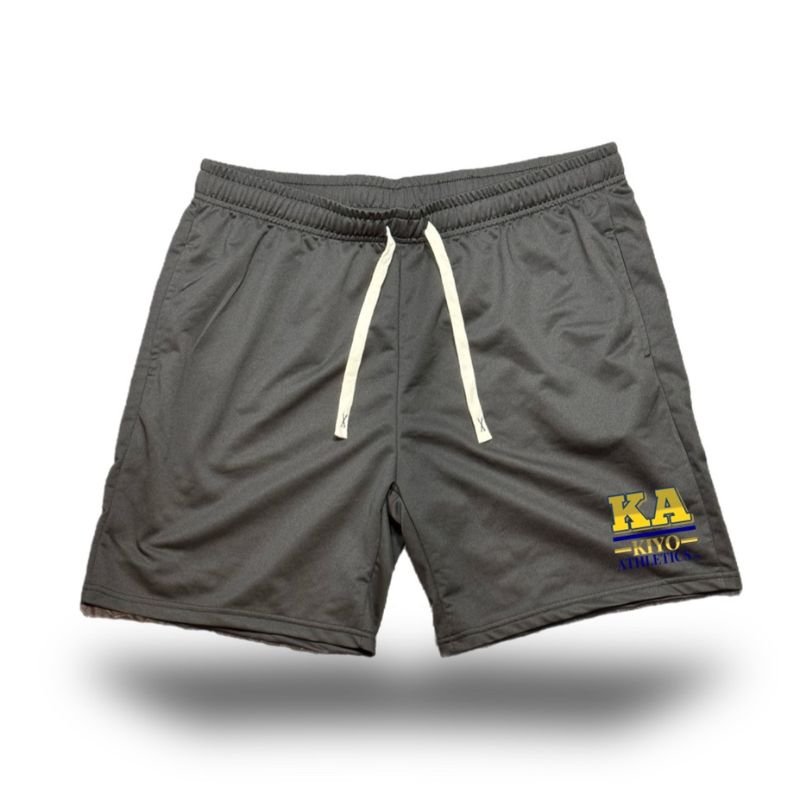 Black Kiyo Athletics Mens Workout Shorts